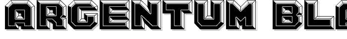 Argentum Black font
